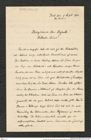 Nachlass Franz Steindachner, Brief von Eduard Graeffe an Franz Steindachner (07.08.1904), Inv.Nr. 173.48, Seite 1